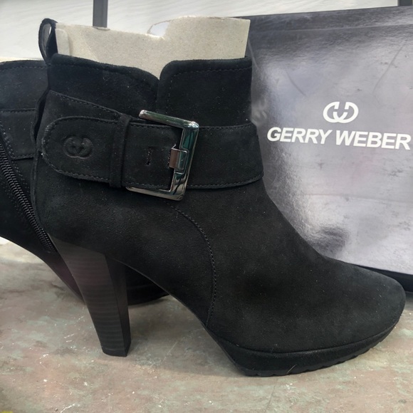 NWT Gerry Weber black booties - Picture 7 of 10